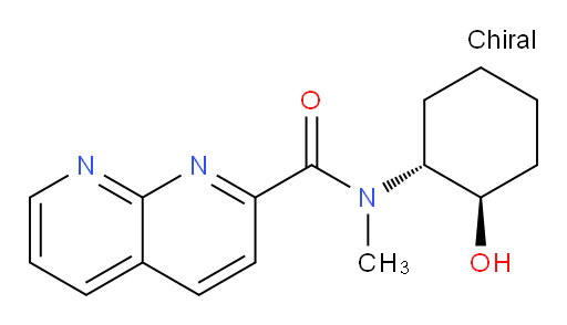 N-((1R,2R)-2-hydroxycyclohexyl)-N-methyl-1,8-naphthyridine-2-carboxamide