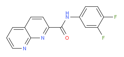 N-(3,4-difluorophenyl)-1,8-naphthyridine-2-carboxamide