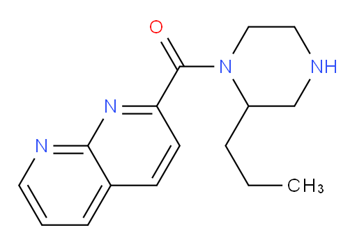 (1,8-naphthyridin-2-yl)(2-propylpiperazin-1-yl)methanone
