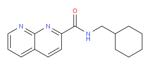 N-(cyclohexylmethyl)-1,8-naphthyridine-2-carboxamide