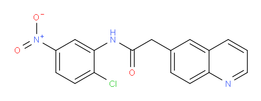 N-(2-chloro-5-nitrophenyl)-2-(quinolin-6-yl)acetamide