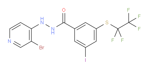 N'-(3-bromopyridin-4-yl)-3-iodo-5-((perfluoroethyl)thio)benzohydrazide
