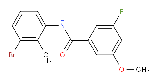 N-(3-bromo-2-methylphenyl)-3-fluoro-5-methoxybenzamide