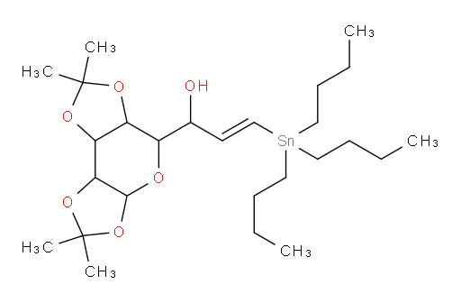 (E)-1-(2,2,7,7-tetramethyltetrahydro-3aH-bis([1,3]dioxolo)[4,5-b:4',5'-d]pyran-5-yl)-3-(tributylstannyl)prop-2-en-1-ol