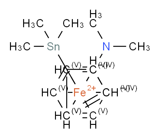 (2R)-1-(Dimethylamino)-2-(trimethylstannyl)ferrocene