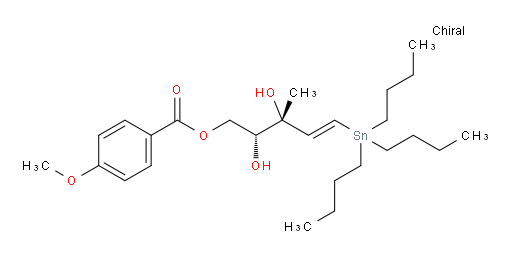 (2R,3R,E)-2,3-dihydroxy-3-methyl-5-(tributylstannyl)pent-4-en-1-yl 4-methoxybenzoate