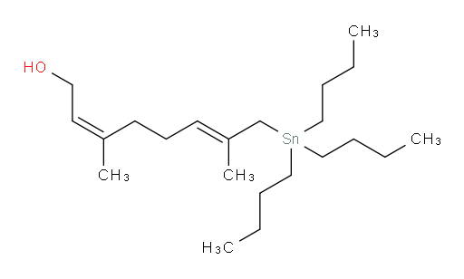 (2Z,6E)-3,7-dimethyl-8-(tributylstannyl)octa-2,6-dien-1-ol