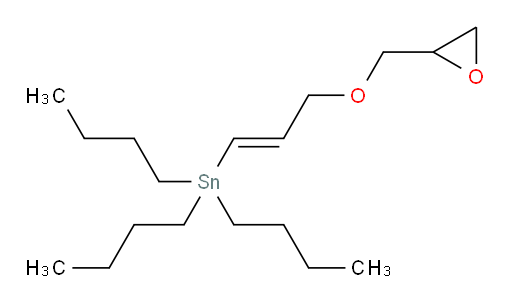 (E)-tributyl(3-(oxiran-2-ylmethoxy)prop-1-en-1-yl)stannane