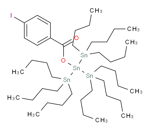 1,1,1,3,3,3-hexabutyl-2-(tributylstannyl)tristannan-2-yl 4-iodobenzoate