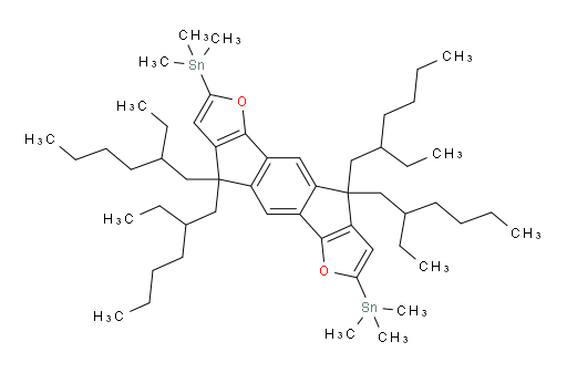 (4,4,9,9-tetrakis(2-ethylhexyl)-4,9-dihydro-s-indaceno[1,2-b:5,6-b']difuran-2,7-diyl)bis(trimethylstannane)