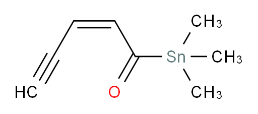 (Z)-1-(trimethylstannyl)pent-2-en-4-yn-1-one
