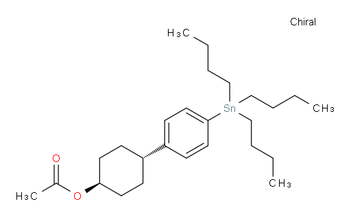 (1r,4r)-4-(4-(三丁基锡基)苯基)环己基 乙酸酯