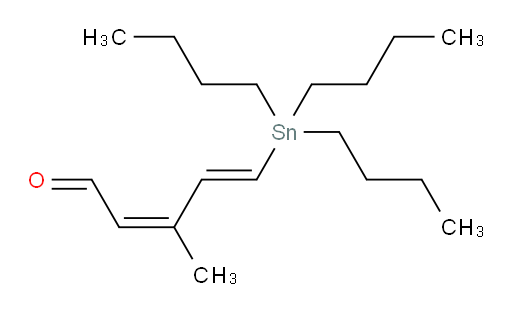 (2Z,4E)-3-甲基-5-(三丁基锡基)戊-2,4-二烯醛