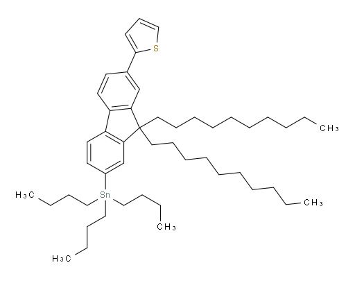 三丁基(9,9-二癸基-7-(噻吩-2-基)-9H-芴-2-基)锡烷
