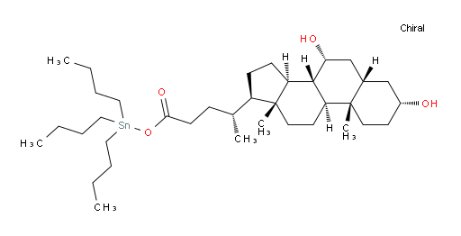 (R)-tributylstannyl 4-((3R,5S,7R,8R,9S,10S,13R,14S,17R)-3,7-dihydroxy-10,13-dimethylhexadecahydro-1H-cyclopenta[a]phenanthren-17-yl)pentanoate