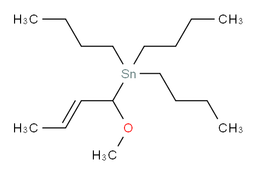 (E)-tributyl(1-methoxybut-2-en-1-yl)stannane