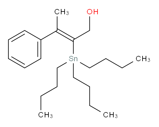 (Z)-3-phenyl-2-(tributylstannyl)but-2-en-1-ol