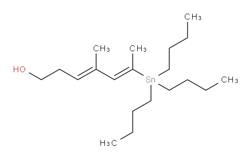 (3E,5E)-4-甲基-6-(三丁基锡基)庚-3,5-二烯-1-醇