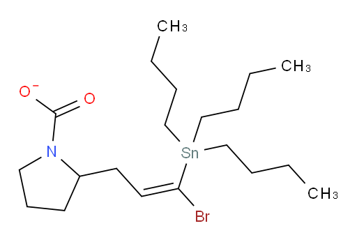 (Z)-2-(3-溴-3-(三丁基锡基)烯丙基)吡咯烷-1-甲酸酯