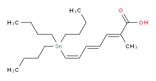 (2E,4E,6Z)-2-甲基-7-(三丁基锡基)庚-2,4,6-三烯酸