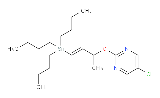 (E)-5-氯-2-((4-(三丁基锡基)丁-3-烯-2-氧基))嘧啶
