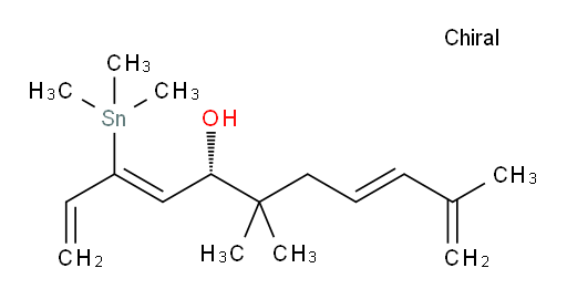(S,3Z,8E)-6,6,10-三甲基-3-(三甲基锡基)十一-1,3,8,10-四烯-5-醇