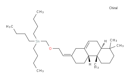 三丁基(((Z)-2-((4aR,4bS,8aS)-4b,8,8-三甲基-4,4a,5,6,7,8,8a,9-八氢菲-2(1H,3H,4bH)-亚基)乙氧基)甲基)锡烷