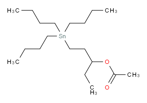 1-(三丁基锡基)戊-3-基 乙酸酯