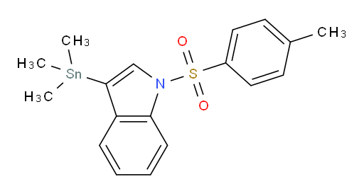1-对甲苯磺酰基-3-(三甲基锡基)-1H-吲哚