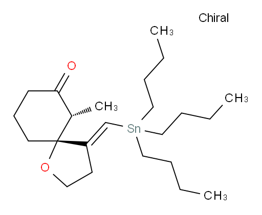 (5R,6R,E)-6-甲基-4-((三丁基锡基)亚甲基)-1-氧杂螺[4.5]癸烷-7-酮