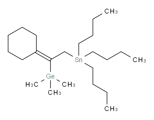 (1-cyclohexylidene-2-(tributylstannyl)ethyl)trimethylgermane