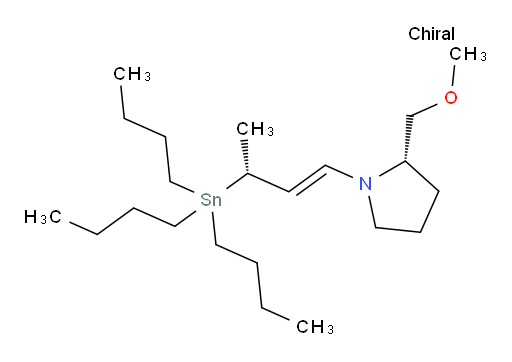 (S)-2-(methoxymethyl)-1-((R,E)-3-(tributylstannyl)but-1-en-1-yl)pyrrolidine
