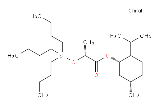(2R)-(1S,5S)-2-isopropyl-5-methylcyclohexyl 2-((tributylstannyl)oxy)propanoate