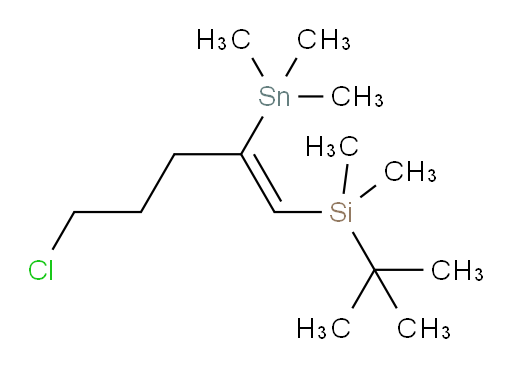 (Z)-tert-butyl(5-chloro-2-(trimethylstannyl)pent-1-en-1-yl)dimethylsilane