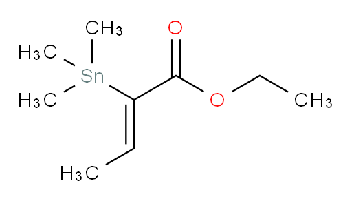 (Z)-ethyl 2-(trimethylstannyl)but-2-enoate