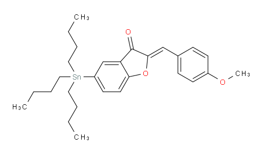 (Z)-2-(4-甲氧基苄亚基)-5-(三丁基锡基)苯并呋喃-3(2H)-酮