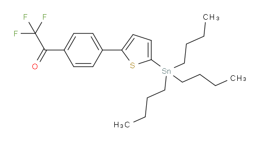 2,2,2-三氟-1-(4-(5-(三丁基锡基)噻吩-2-基)苯基)乙酮