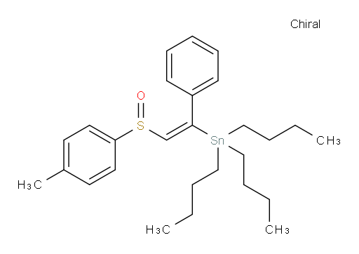 (R,E)-三丁基(1-苯基-2-(对甲苯基亚砜)乙烯基)锡烷