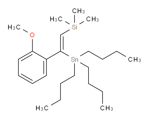 (Z)-(2-(2-甲氧基苯基)-2-(三丁基锡基)乙烯基)三甲基硅烷