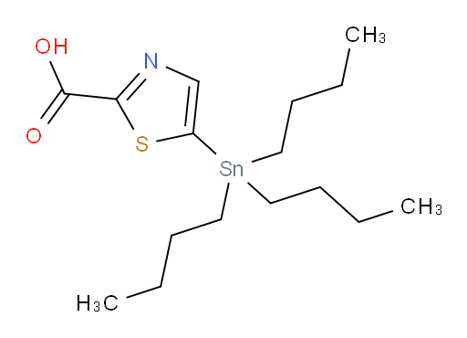 5-(三丁基锡基)噻唑-2-甲酸