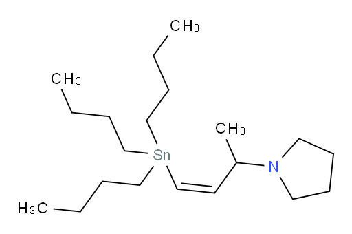 (Z)-1-(4-(三丁基锡基)丁-3-烯-2-基)吡咯烷