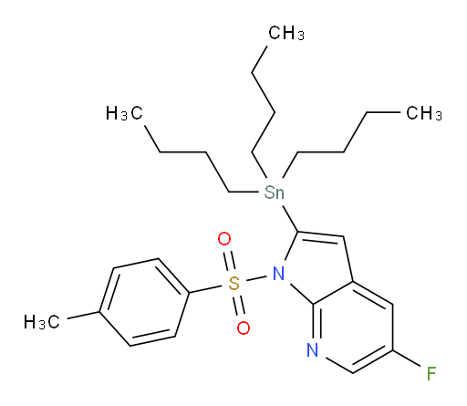 5-氟-1-对甲苯磺酰基-2-(三丁基锡基)-1H-吡咯并[2,3-b]吡啶