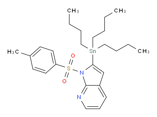 1-对甲苯磺酰基-2-(三丁基锡基)-1H-吡咯并[2,3-b]吡啶