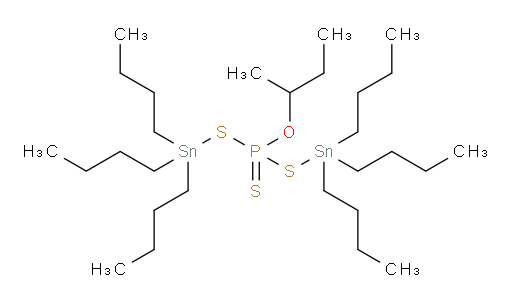 O-仲丁基 S,S-双(三丁基锡基) 膦酰基ro三硫基ate