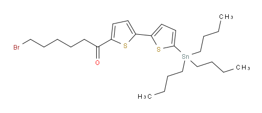 6-溴-1-(5'-(三丁基锡基)-[2,2'-联噻吩]-5-基)己-1-酮