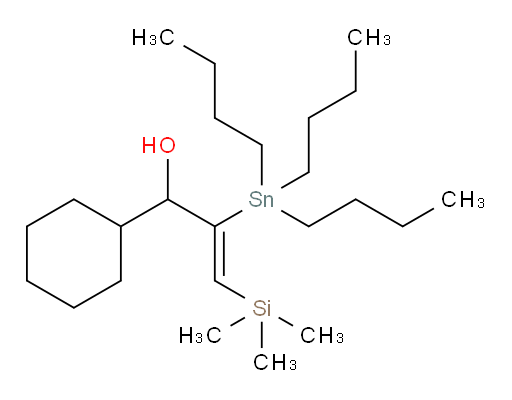 (Z)-1-环己基-2-(三丁基锡基)-3-(三甲基硅基)丙-2-烯-1-醇