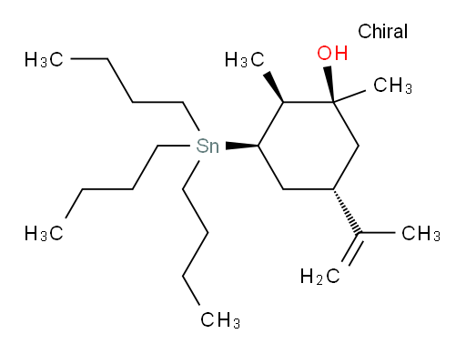 (1S,2S,3R,5S)-1,2-二甲基-5-(丙-1-烯-2-基)-3-(三丁基锡基)环己醇