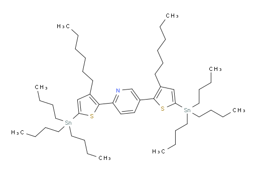 2,5-双(3-己基-5-(三丁基锡基)噻吩-2-基)吡啶