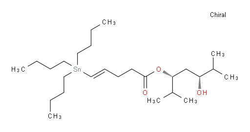 (E)-(3R,5R)-5-羟基-2,6-二甲基庚-3-基 5-(三丁基锡基)戊-4-烯酸酯