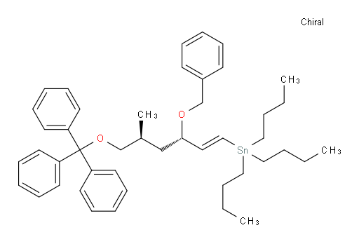 ((3S,5S,E)-3-(benzyloxy)-5-methyl-6-(trityloxy)hex-1-en-1-yl)tributylstannane